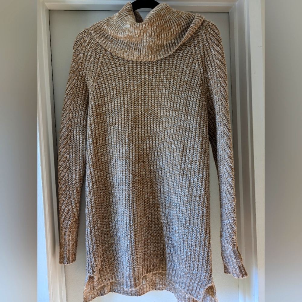 Cowl neck oversized sweater